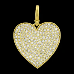 Medium Diamond Heart Pendant
