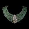 Micromosaic Malachite Necklace