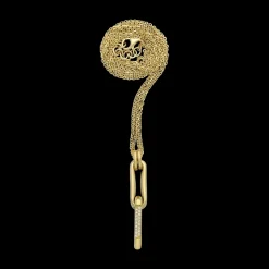 Milano Pinched Diamond Drop Necklace