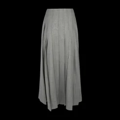 Mélange Pleated Skirt