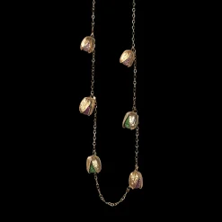 Multi Pistachio Sautoir Necklace