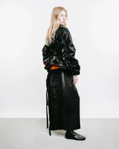 Nylon Twill Bomber Jacket