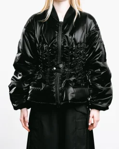Nylon Twill Bomber Jacket