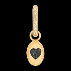 Pearly Black Love Earring (Single)