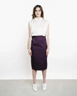 Pencil Midi Skirt