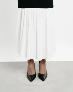 Peplum Maxi Skirt