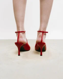 Pointed Pumps With Ankle Strap
