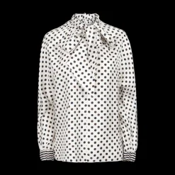 Polka Dot Bow-Tie Shirt