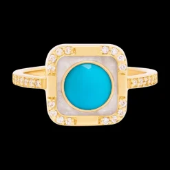 Ray White Turquoise Ring