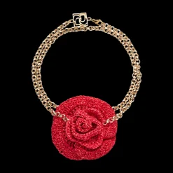 Rose Embellished Necklace