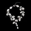 Rose Vine Crystal Necklace