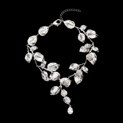 Rose Vine Crystal Necklace
