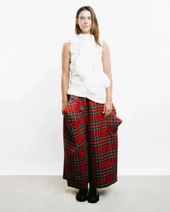 Ruffled Draped Top