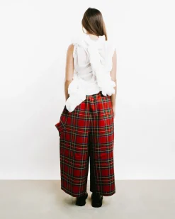 Ruffled Draped Top