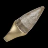 Rutilated Quartz Unicorn Ring