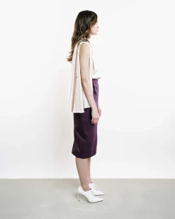 Satin Split Sleeves Top