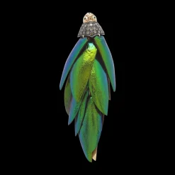 Scarab Bunch Tsavorite Drop Earring