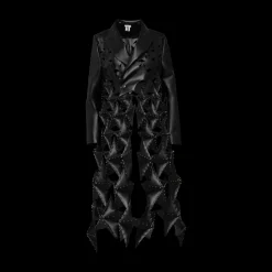 Sculptural Leather Jacket