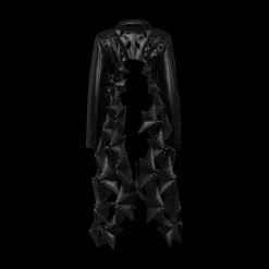 Sculptural Leather Jacket