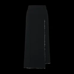 Sequined Black Midi Skirt