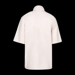 Short Sleeve Shirt With Shawl