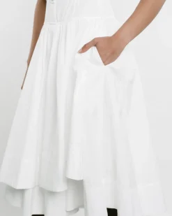 Short-Sleeved Belted Dress
