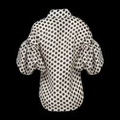 Short-Sleeved Polka Dot Shirt