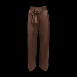 Silk Wide-Leg Pants