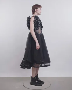 Sleeveless Tulle Dress