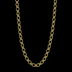Small Chain Necklace With Diamond Toggle