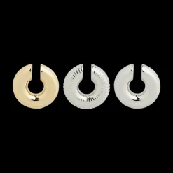 Solid & Fluted Ear Cuff Set