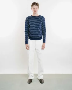 Striped Knit Pullover