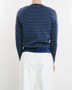 Striped Knit Pullover