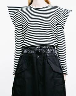 Striped Long-Sleeved Shirt