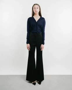 Tailored Fit Flared Trousers