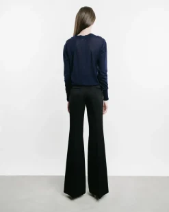 Tailored Fit Flared Trousers