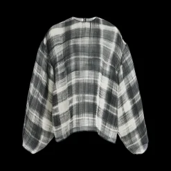 The Briggs Smeared Plaid Blouse