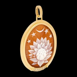The Lotus Cameo Extra Large Pendant