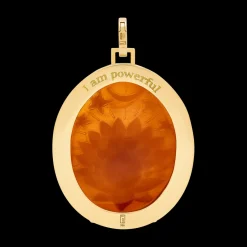 The Lotus Cameo Extra Large Pendant