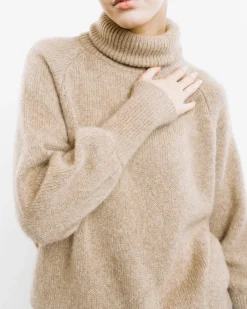 Turtleneck Raglan Sweater