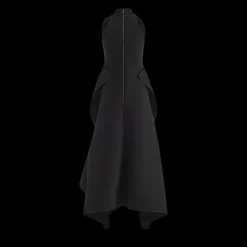 Varsity Draped Midi Dress
