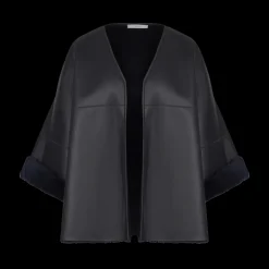 V-Neck Shearling Jacket