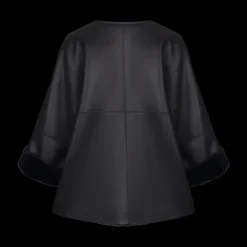 V-Neck Shearling Jacket