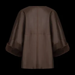 V-Neck Shearling Jacket