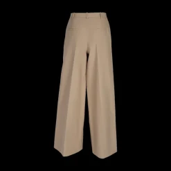 Wide Leg Pleated Trousers
