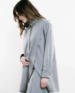 Wool Wide-Leg Trousers