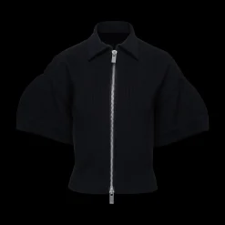 Zipped Knit Top